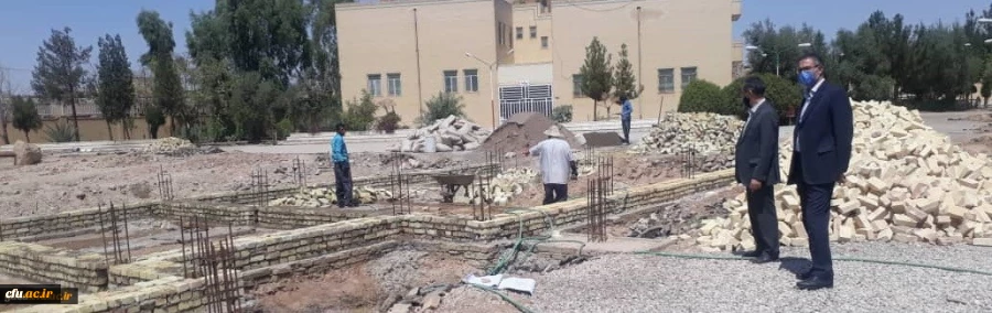 آغاز عملیات ساخت پروژه سالن ورزشی پردیس حضرت فاطمه الزهرا (س) یزد 2