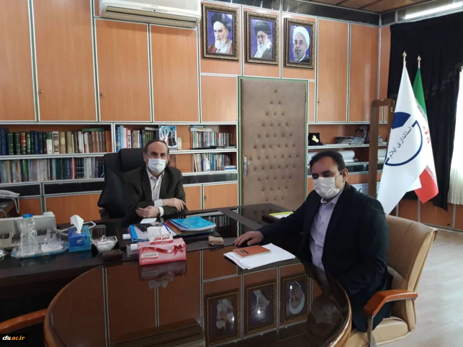 دیدار سرپرست مدیریت امور پردیس های دانشگاه فرهنگیان استان ایلام با استاندار ایلام