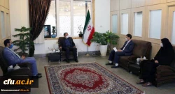 جلسه مدیر امور پردیس های دانشگاه فرهنگیان خراسان رضوی با معاون استاندار و فرماندار مشهد مقدس