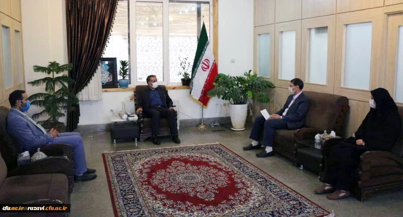 جلسه مدیر امور پردیس های دانشگاه فرهنگیان خراسان رضوی با معاون استاندار و فرماندار مشهد مقدس