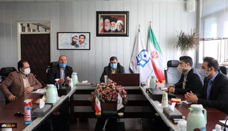  نشست رئیس دانشگاه فرهنگیان با مشاوران جوان با موضوع نیروهای قراردادی  2