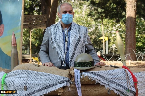 آئین گرامی داشت هفته دفاع مقدس و استقبال از دانشجو معلمان در پردیس علامه طباطبایی دانشگاه فرهنگیان لرستان برگزار شد 4