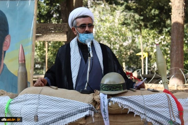 آئین گرامی داشت هفته دفاع مقدس و استقبال از دانشجو معلمان در پردیس علامه طباطبایی دانشگاه فرهنگیان لرستان برگزار شد 6