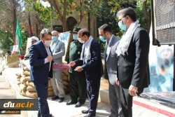 آئین گرامی داشت هفته دفاع مقدس و استقبال از دانشجو معلمان در پردیس علامه طباطبایی دانشگاه فرهنگیان لرستان برگزار شد 10