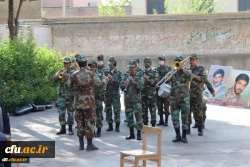 آئین گرامی داشت هفته دفاع مقدس و استقبال از دانشجو معلمان در پردیس علامه طباطبایی دانشگاه فرهنگیان لرستان برگزار شد 12