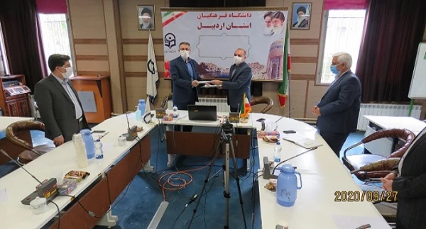 انعقاد تفاهم نامه فی مابین دانشگاه فرهنگیان استان با اداره کل فنی و حرفه ای اردبیل
 2