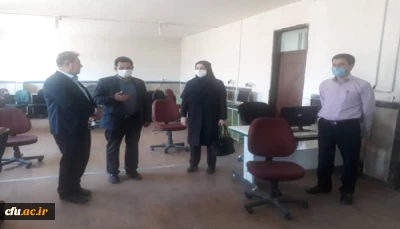 بازدید مدیر کل آموزش فنی وحرفه ای از کارگاه های مهارت فنی و حرفه ای دانشگاه فرهنگیان استان آذربایجان غربی