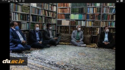 دیدار هیئت رئیسه دانشگاه فرهنگیان استان با خانواده دانشجو معلم شهید محمد تقی آل محمد 3