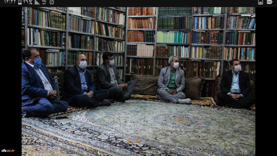 دیدار هیئت رئیسه دانشگاه فرهنگیان استان با خانواده دانشجو معلم شهید محمد تقی آل محمد 3