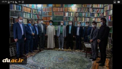 دیدار هیئت رئیسه دانشگاه فرهنگیان استان با خانواده دانشجو معلم شهید محمد تقی آل محمد 5