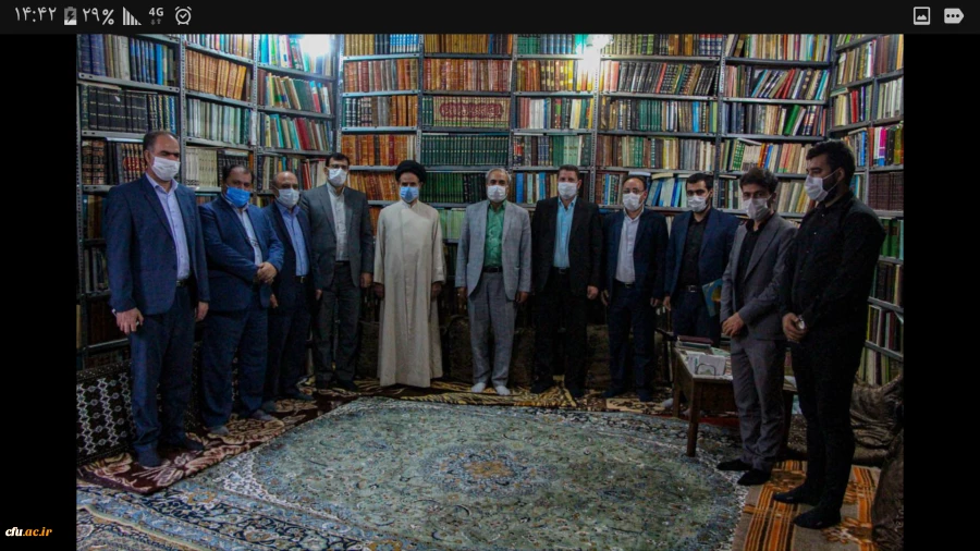 دیدار هیئت رئیسه دانشگاه فرهنگیان استان با خانواده دانشجو معلم شهید محمد تقی آل محمد 5