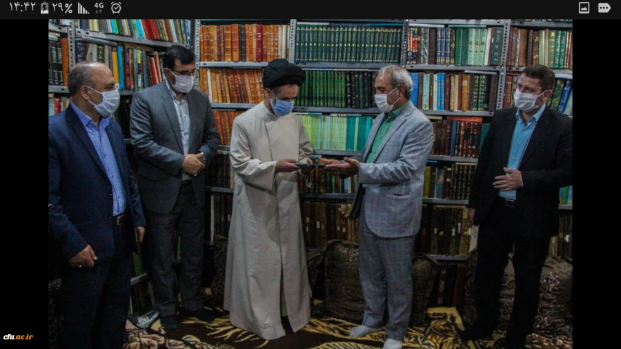 دیدار هیئت رئیسه دانشگاه فرهنگیان استان با خانواده دانشجو معلم شهید محمد تقی آل محمد 6