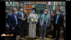 دیدار هیئت رئیسه دانشگاه فرهنگیان استان با خانواده دانشجو معلم شهید محمد تقی آل محمد 7