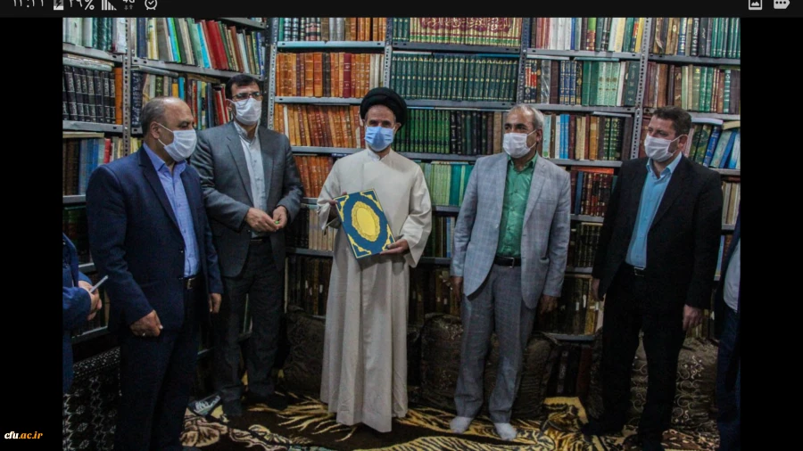 دیدار هیئت رئیسه دانشگاه فرهنگیان استان با خانواده دانشجو معلم شهید محمد تقی آل محمد 7