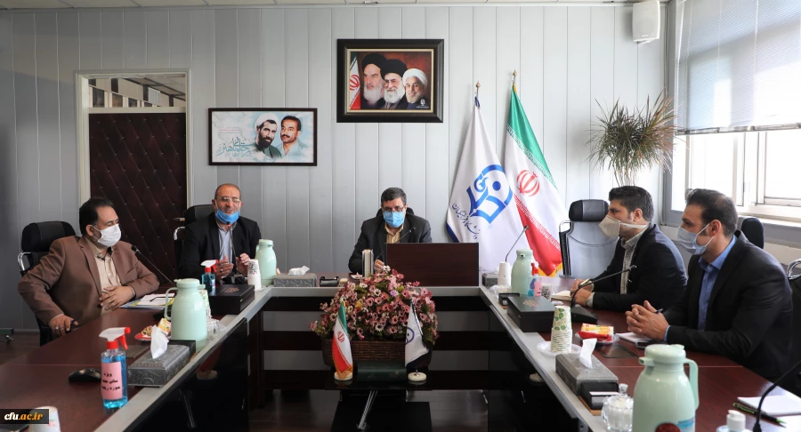  نشست رئیس دانشگاه فرهنگیان با مشاوران جوان با موضوع نیروهای قراردادی  2