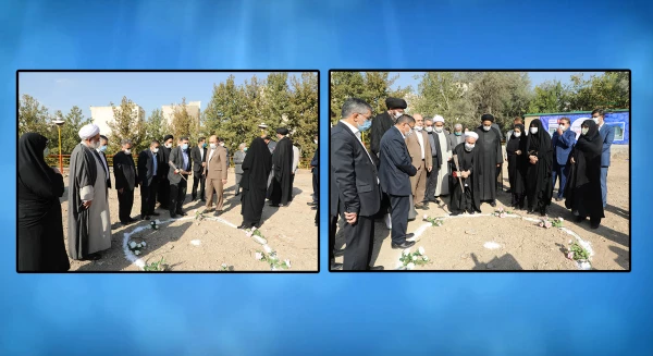 کلنگ احداث مسجد سپهبد شهید حاج قاسم سلیمانی در پردیس نسیبه استان تهران به زمین زده شد 8