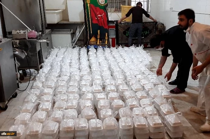 توزیع کمکهای مومنانه موکب شهدای تربیت معلم دانشگاه فرهنگیان کرمانشاه بمناسبت اربعین حسینی 2