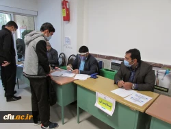 رئیس دانشگاه فرهنگیان استان مرکزی از مراحل انجام مصاحبه داوطلبان ورود به دانشگاه فرهنگیان بازدید کرد
 2