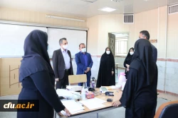 بازدید مدیر امور پردیس های استان یزد از روند برگزاری مصاحبه داوطلبان ورود به دانشگاه فرهنگیان 5