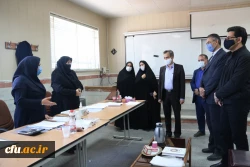 بازدید مدیر امور پردیس های استان یزد از روند برگزاری مصاحبه داوطلبان ورود به دانشگاه فرهنگیان 7
