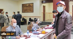 بازدید مدیر امور پردیس های دانشگاه فرهنگیان استان قزوین به همراه مدیر کل آموزش و پرورش استان از روند برگزاری مصاحبه داوطلبان ورود به دانشگاه فرهنگیان 4