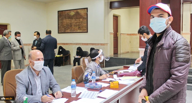 بازدید مدیر امور پردیس های دانشگاه فرهنگیان استان قزوین به همراه مدیر کل آموزش و پرورش استان از روند برگزاری مصاحبه داوطلبان ورود به دانشگاه فرهنگیان 4