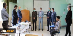 بازدید مدیر امور پردیس های دانشگاه فرهنگیان استان قزوین به همراه مدیر کل آموزش و پرورش استان از روند برگزاری مصاحبه داوطلبان ورود به دانشگاه فرهنگیان 2