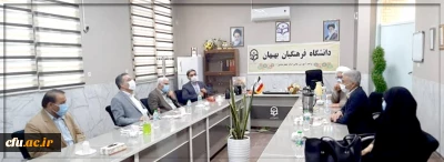 نشست هیأت رئیسه دانشگاه فرهنگیان استان با عوامل اجرایی و مصاحبه گران دانشگاه فرهنگیان خوزستان