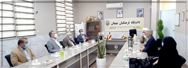 نشست هیأت رئیسه دانشگاه فرهنگیان استان با عوامل اجرایی و مصاحبه گران دانشگاه فرهنگیان خوزستان