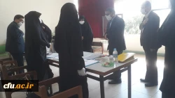 بازدید دکتر انصاری راد در خصوص فرآیند مصاحبه، جهت پذیرش داوطلبان دختر چند برابر ظرفیت دانشگاه فرهنگیان در مرکز آموزش عالی شهید شرافت 2