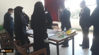 گزارش تصویری از:

بازدید دکتر انصاری راد در خصوص فرآیند مصاحبه، جهت پذیرش داوطلبان دختر چند برابر ظرفیت دانشگاه فرهنگیان در مرکز آموزش عالی شهید شرافت