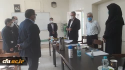 بازدید دکتر انصاری راد در خصوص فرآیند مصاحبه، جهت پذیرش داوطلبان دختر چند برابر ظرفیت دانشگاه فرهنگیان در مرکز آموزش عالی شهید شرافت 3