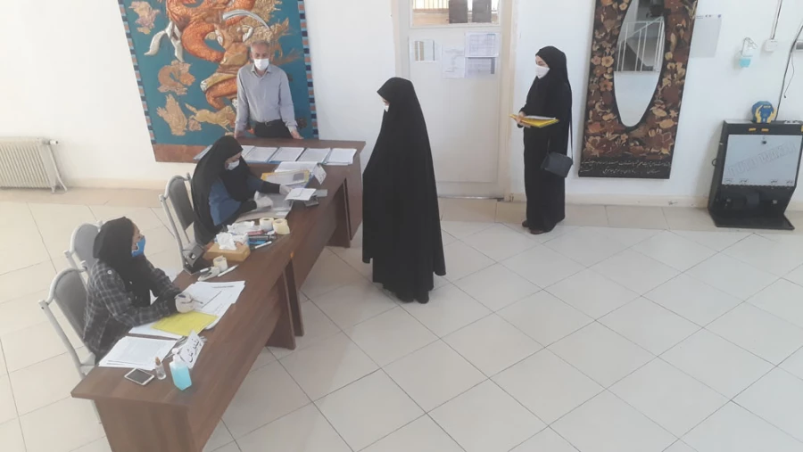 بازدید دکتر انصاری راد در خصوص فرآیند مصاحبه، جهت پذیرش داوطلبان دختر چند برابر ظرفیت دانشگاه فرهنگیان در مرکز آموزش عالی شهید شرافت 5