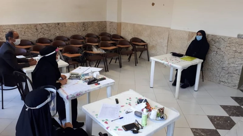 بازدید مدیر امور پردیس های دانشگاه فرهنگیان کرمانشاه از روند اجرای مصاحبه داوطلبان ورود به دانشگاه فرهنگیان 8