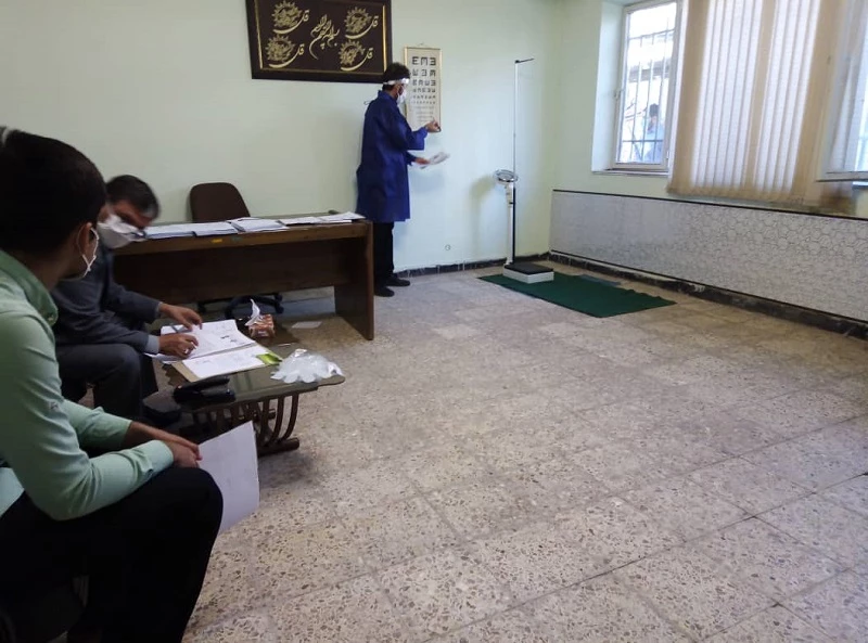 بازدید مدیر امور پردیس های دانشگاه فرهنگیان کرمانشاه از روند اجرای مصاحبه داوطلبان ورود به دانشگاه فرهنگیان 11