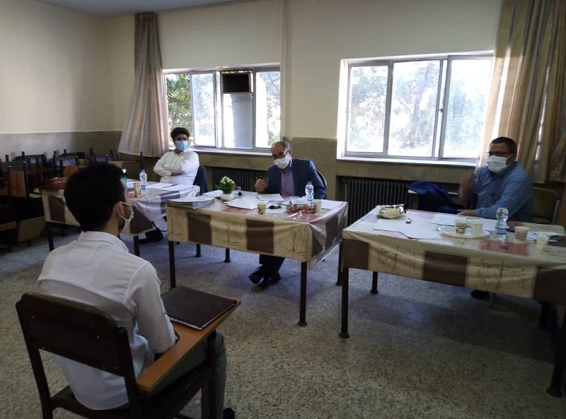 بازدید مدیر امور پردیس های دانشگاه فرهنگیان کرمانشاه از روند اجرای مصاحبه داوطلبان ورود به دانشگاه فرهنگیان 12