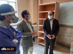 بازدید دکتر انصاری راد از فرایند مصاحبه داوطلبان ورودی  1399 در پردیس مفتح 6