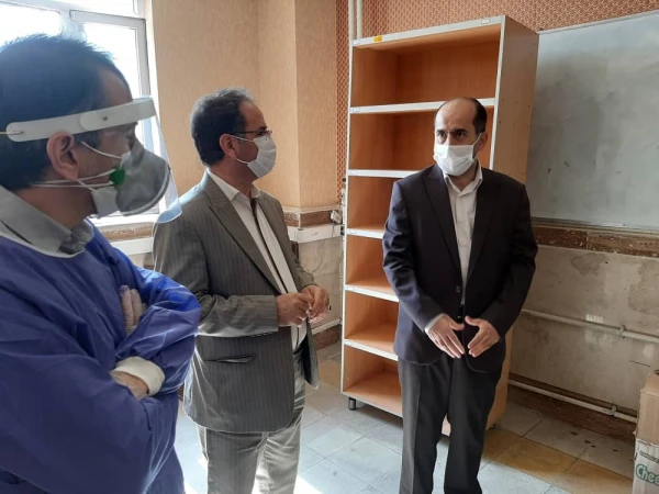 بازدید دکتر انصاری راد از فرایند مصاحبه داوطلبان ورودی  1399 در پردیس مفتح 6