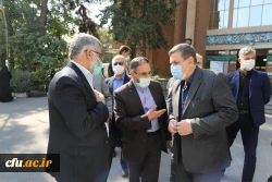 بازدید معاون حقوقی و امور مجلس آموزش و پرورش از مرکز شهید باهنر دانشگاه فرهنگیان
