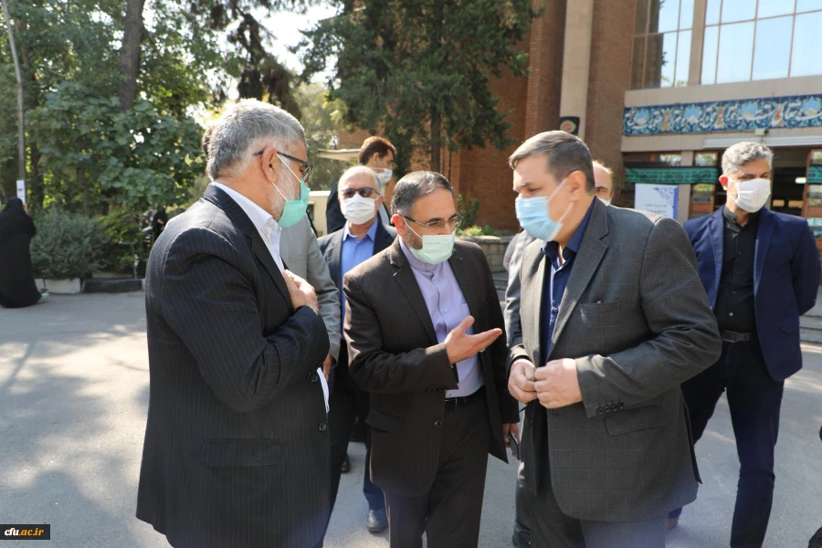بازدید معاون حقوقی و امور مجلس آموزش و پرورش از مرکز شهید باهنر دانشگاه فرهنگیان