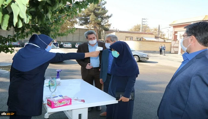 سرپرست اداره کل آموزش و پرورش استان آذربایجان غربی از فرآیند مصاحبه پذیرفته شدگان آزمون سراسری 99 دانشگاه فرهنگیان بازدید کرد 2