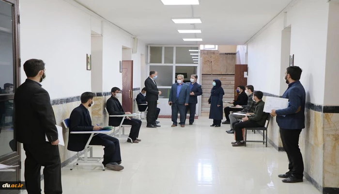 سرپرست اداره کل آموزش و پرورش استان آذربایجان غربی از فرآیند مصاحبه پذیرفته شدگان آزمون سراسری 99 دانشگاه فرهنگیان بازدید کرد 5
