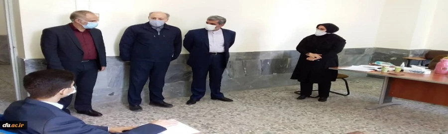 بازدید دکتر قاسمی، مدیرکل آموزش و پرورش استان البرز، از روند مصاحبه پذیرفته شدگان آزمون سراسری 
 2