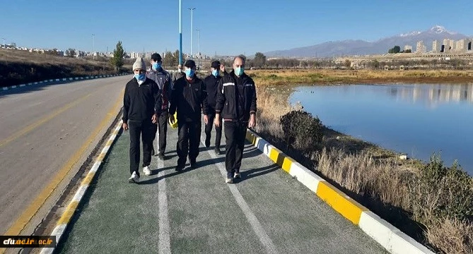 برگزاری همایش پیاده روی کارکنان دانشگاه فرهنگیان استان اردبیل به مناسبت هفته تربیت بدنی
 2