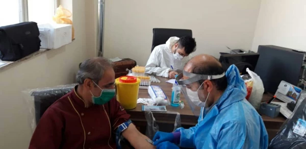 غربالگری کارمندان دانشگاه فرهنگیان استان قزوین ( تست کرونا ) 2