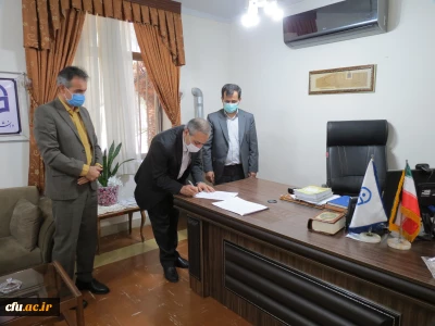 امضای تفاهم نامه  استعدادیابی بنیاد نخبگان  با دانشگاه فرهنگیان گیلان