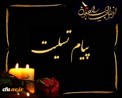 پیام تسلیت حجت الاسلام دادگر به مناسبت درگذشت والده محترمه حجت الاسلام دکتر موسوی 2