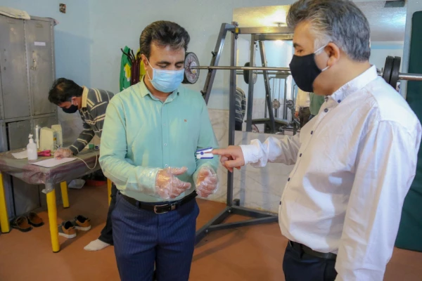 اجرای طرح غربالگری سلامت کارکنان دانشگاه فرهنگیان یزد 4