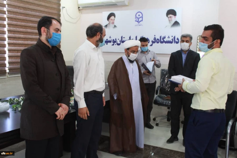 تکریم و معارفه مسئولان بسیج دانشجویی پردیس های دانشگاه فرهنگیان بوشهر برگزار شد
 8
