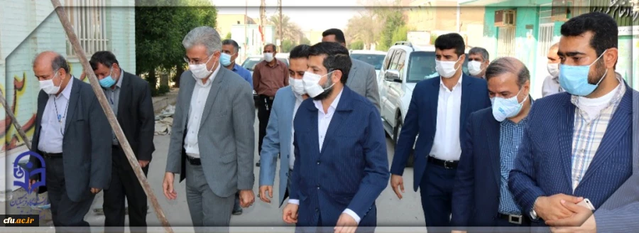 بازدید استاندار استان خوزستان از پردیس رسول اکرم (ص) اهواز
